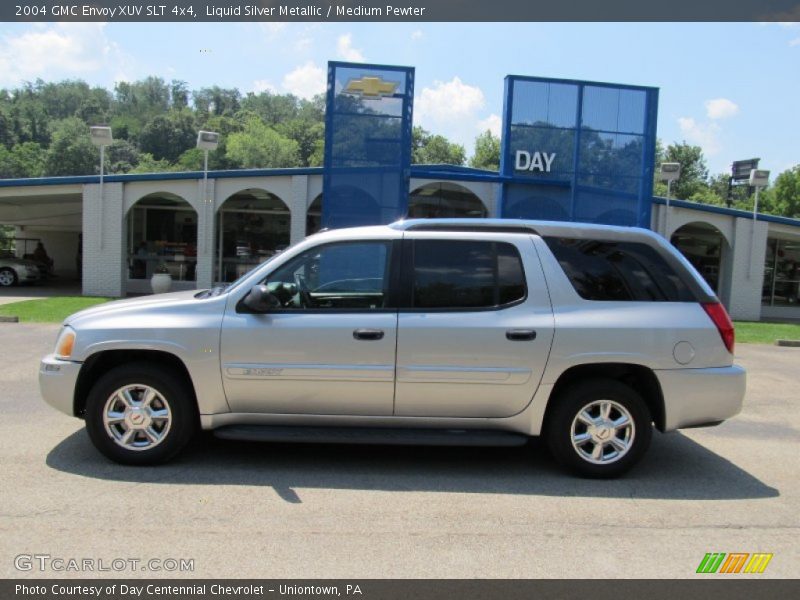 Liquid Silver Metallic / Medium Pewter 2004 GMC Envoy XUV SLT 4x4