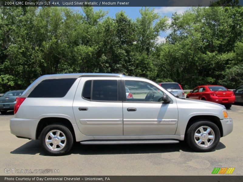 Liquid Silver Metallic / Medium Pewter 2004 GMC Envoy XUV SLT 4x4
