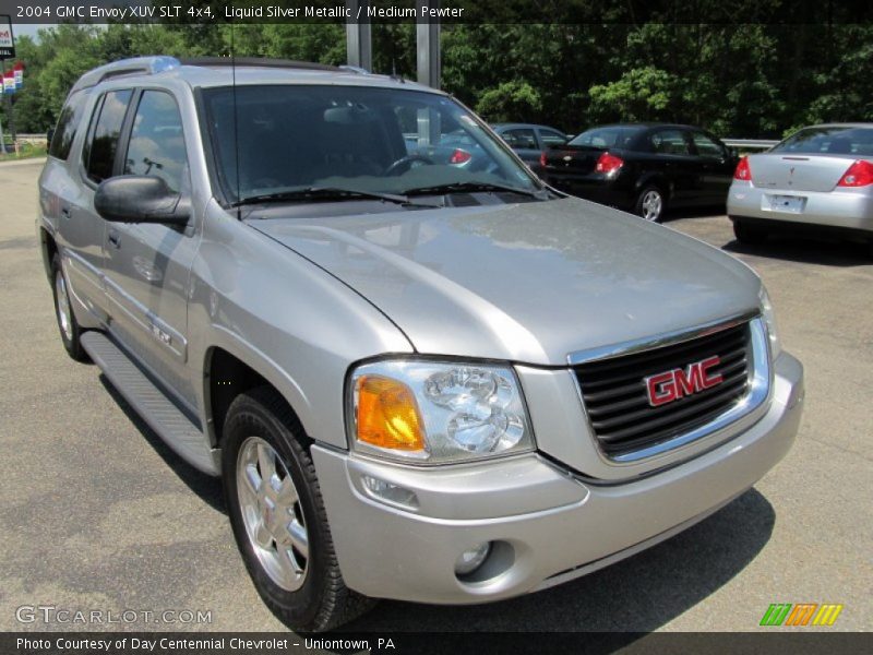 Liquid Silver Metallic / Medium Pewter 2004 GMC Envoy XUV SLT 4x4