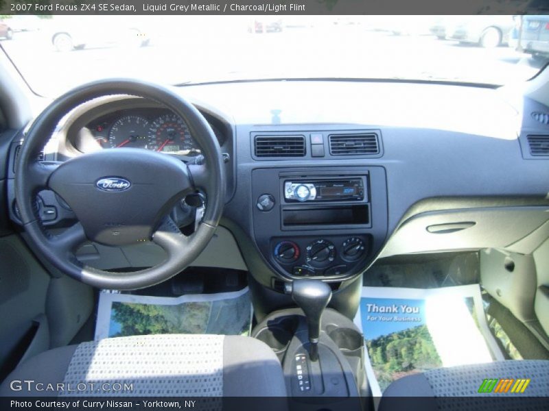 Liquid Grey Metallic / Charcoal/Light Flint 2007 Ford Focus ZX4 SE Sedan