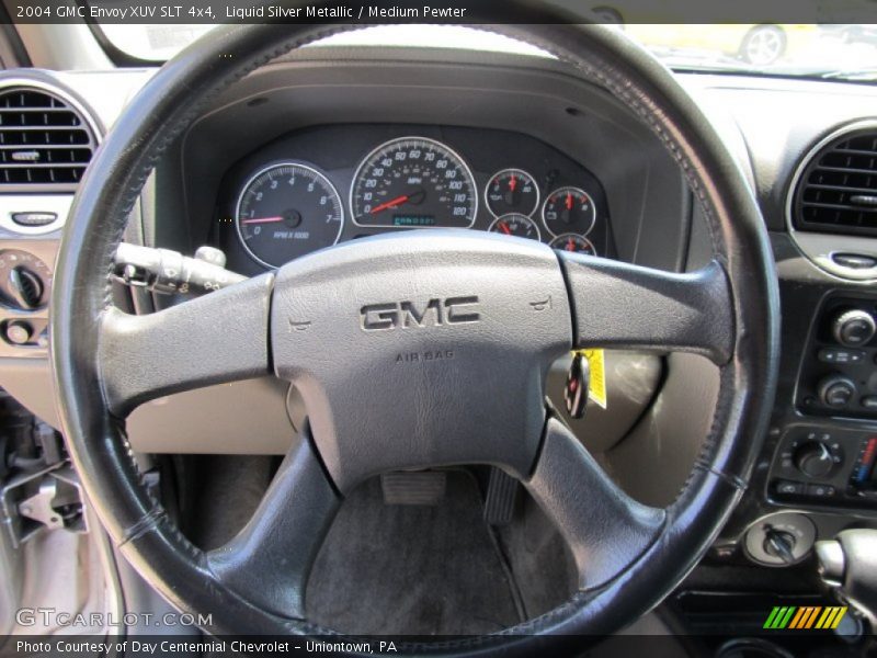 Liquid Silver Metallic / Medium Pewter 2004 GMC Envoy XUV SLT 4x4