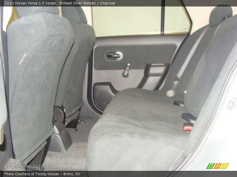 Brilliant Silver Metallic / Charcoal 2010 Nissan Versa 1.6 Sedan