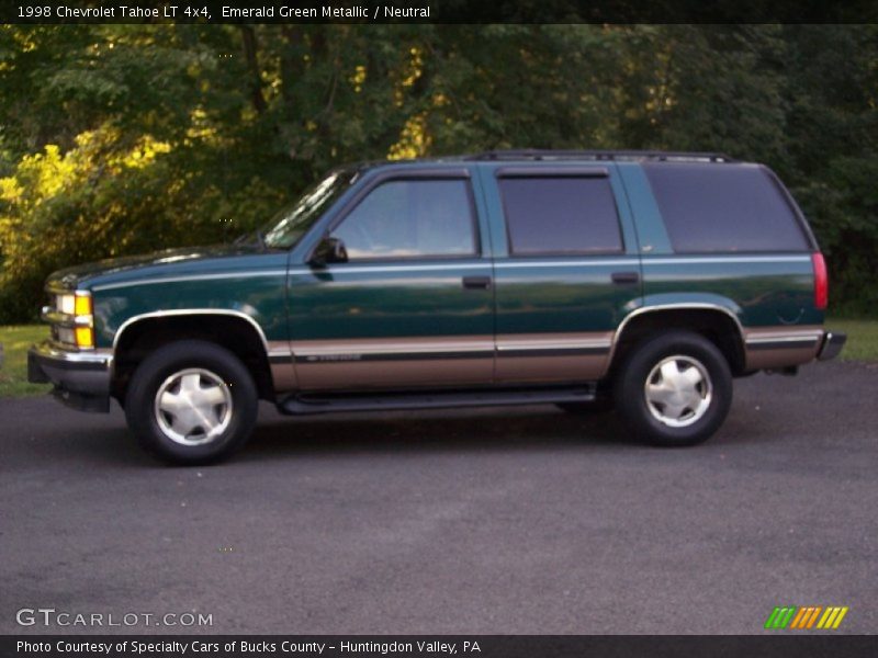 Emerald Green Metallic / Neutral 1998 Chevrolet Tahoe LT 4x4