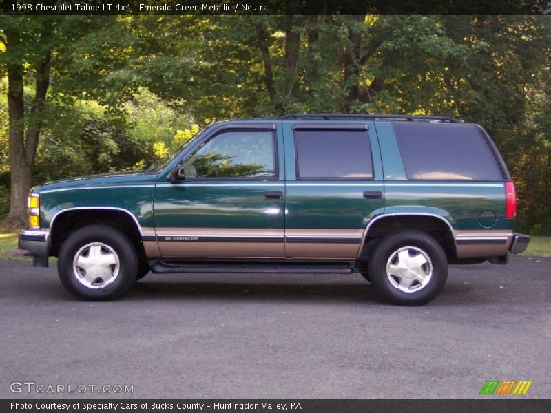 Emerald Green Metallic / Neutral 1998 Chevrolet Tahoe LT 4x4