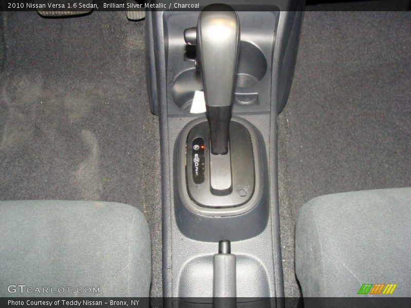Brilliant Silver Metallic / Charcoal 2010 Nissan Versa 1.6 Sedan