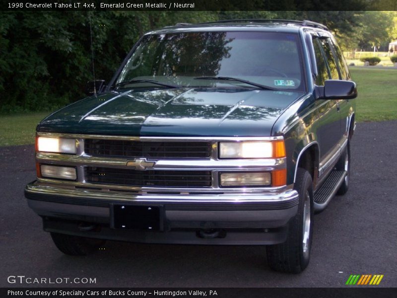 Emerald Green Metallic / Neutral 1998 Chevrolet Tahoe LT 4x4