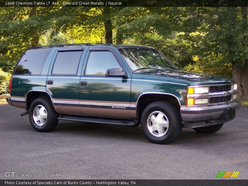 Emerald Green Metallic / Neutral 1998 Chevrolet Tahoe LT 4x4
