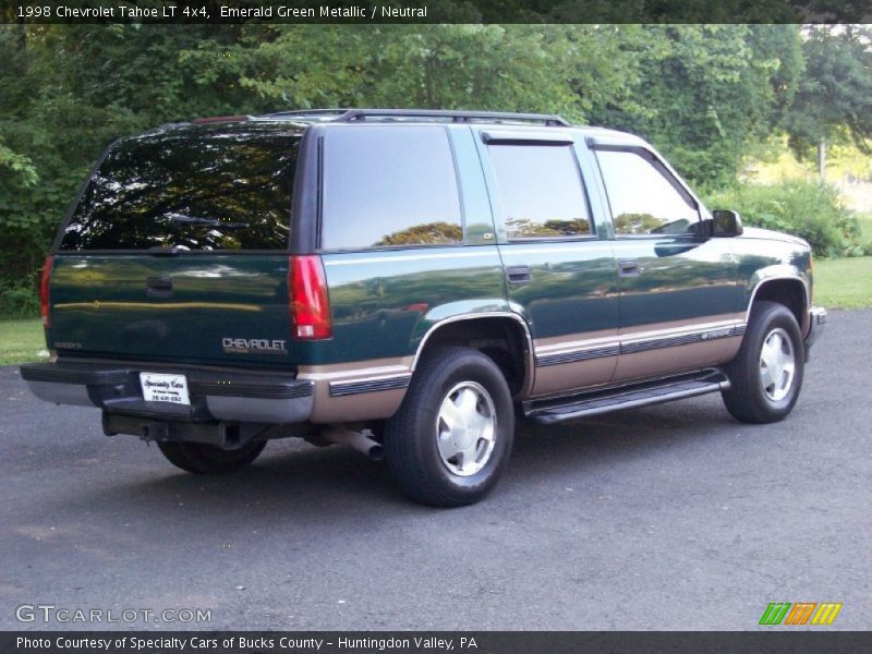 Emerald Green Metallic / Neutral 1998 Chevrolet Tahoe LT 4x4