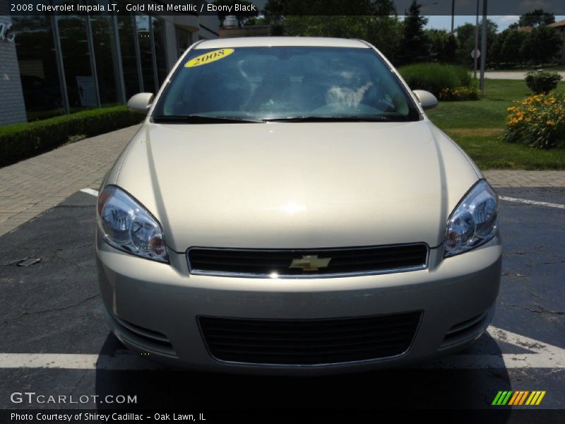 Gold Mist Metallic / Ebony Black 2008 Chevrolet Impala LT