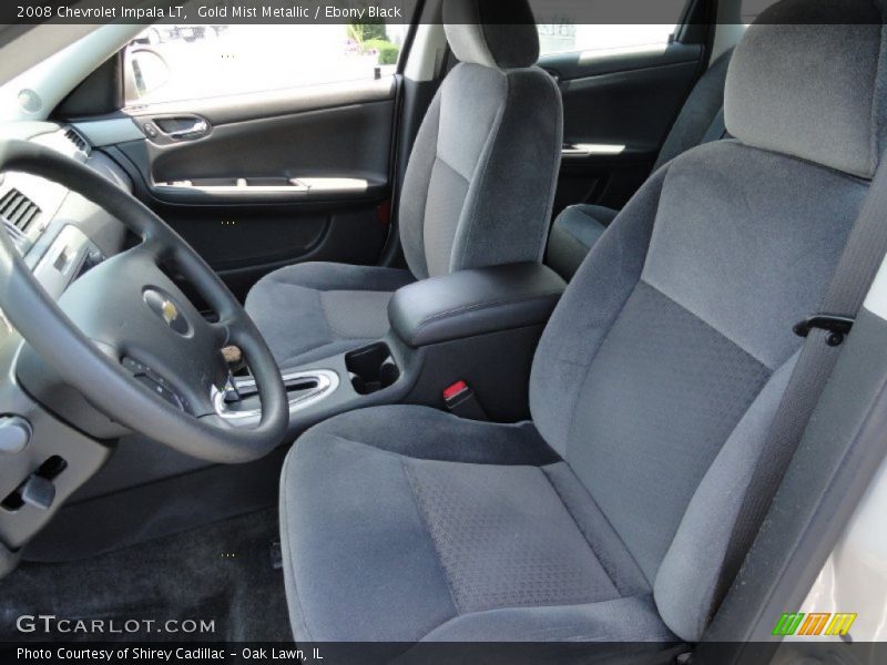 Gold Mist Metallic / Ebony Black 2008 Chevrolet Impala LT