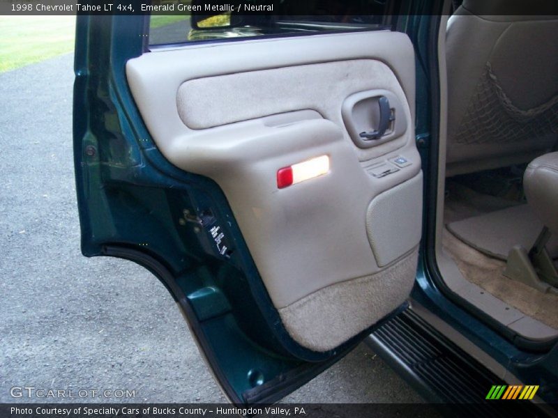 Emerald Green Metallic / Neutral 1998 Chevrolet Tahoe LT 4x4