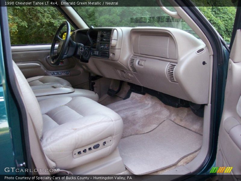 Emerald Green Metallic / Neutral 1998 Chevrolet Tahoe LT 4x4