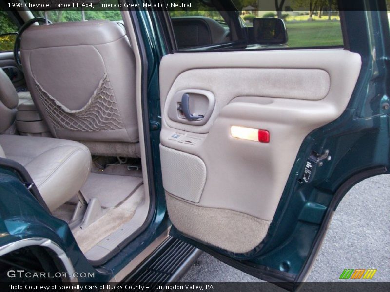 Emerald Green Metallic / Neutral 1998 Chevrolet Tahoe LT 4x4