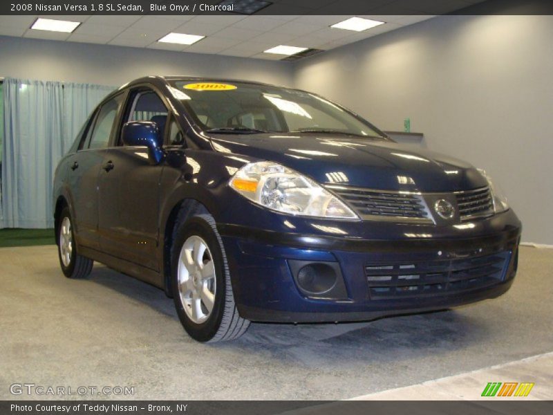 Blue Onyx / Charcoal 2008 Nissan Versa 1.8 SL Sedan