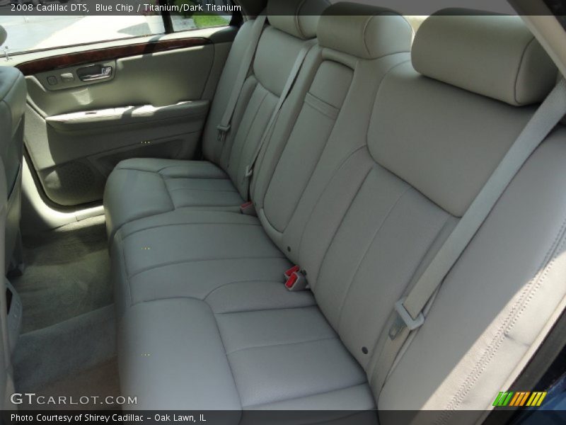 Blue Chip / Titanium/Dark Titanium 2008 Cadillac DTS
