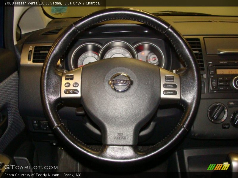 Blue Onyx / Charcoal 2008 Nissan Versa 1.8 SL Sedan