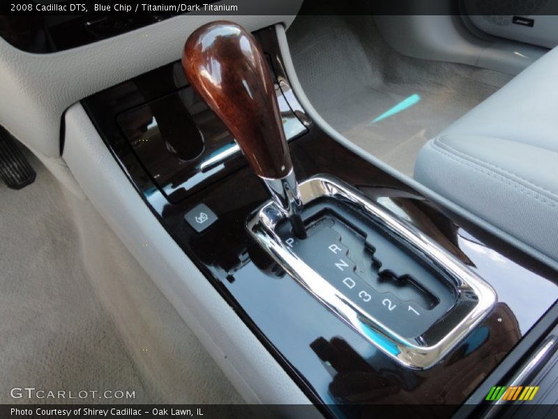 Blue Chip / Titanium/Dark Titanium 2008 Cadillac DTS