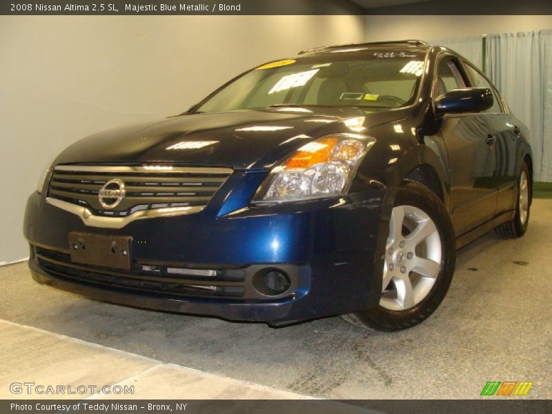 Majestic Blue Metallic / Blond 2008 Nissan Altima 2.5 SL