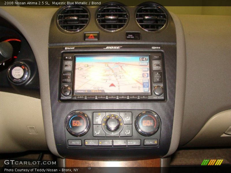 Majestic Blue Metallic / Blond 2008 Nissan Altima 2.5 SL