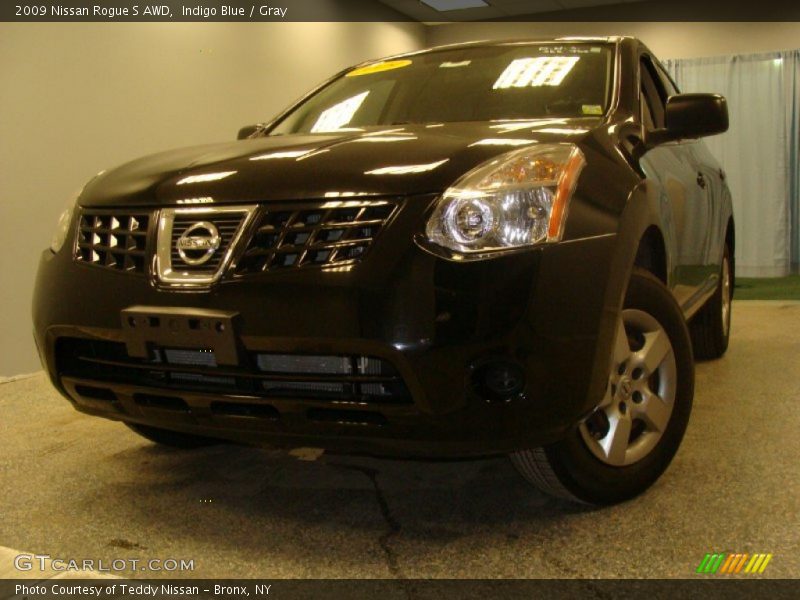 Indigo Blue / Gray 2009 Nissan Rogue S AWD