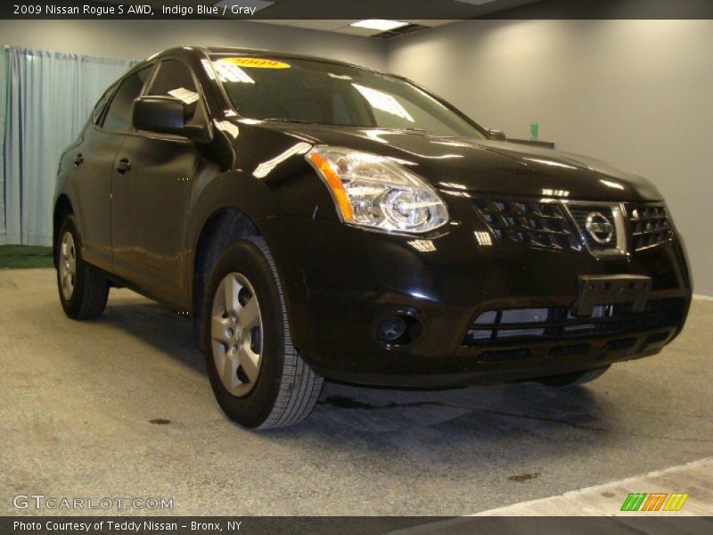 Indigo Blue / Gray 2009 Nissan Rogue S AWD