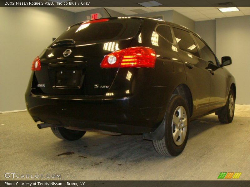 Indigo Blue / Gray 2009 Nissan Rogue S AWD