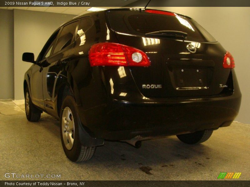 Indigo Blue / Gray 2009 Nissan Rogue S AWD