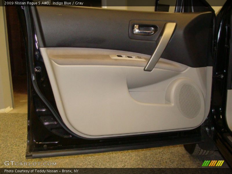 Indigo Blue / Gray 2009 Nissan Rogue S AWD