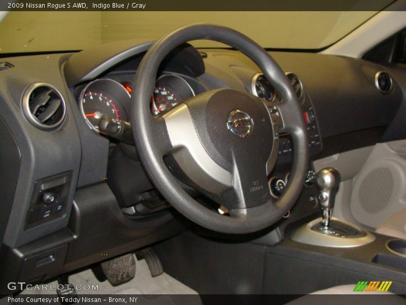 Indigo Blue / Gray 2009 Nissan Rogue S AWD