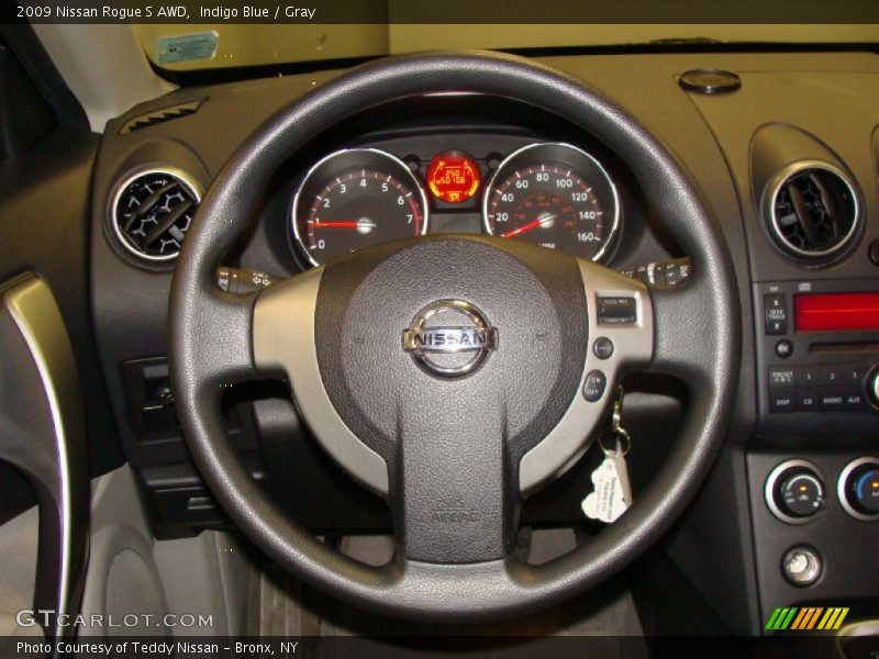 Indigo Blue / Gray 2009 Nissan Rogue S AWD