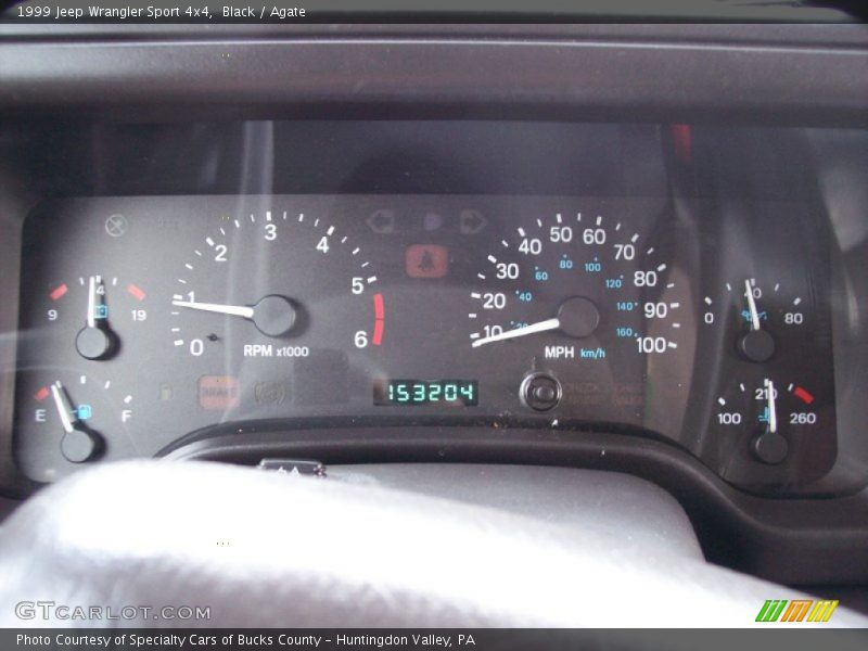 Black / Agate 1999 Jeep Wrangler Sport 4x4