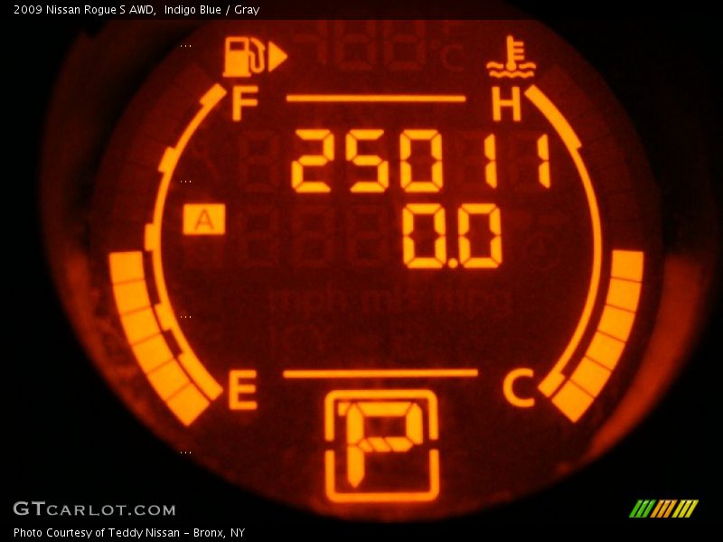 Indigo Blue / Gray 2009 Nissan Rogue S AWD