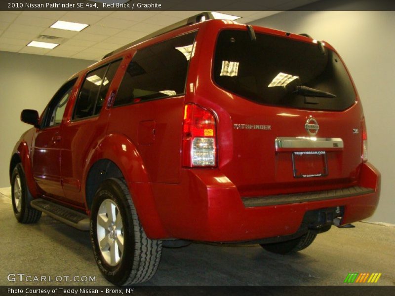 Red Brick / Graphite 2010 Nissan Pathfinder SE 4x4