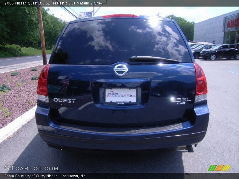 Majestic Blue Metallic / Gray 2005 Nissan Quest 3.5 SL