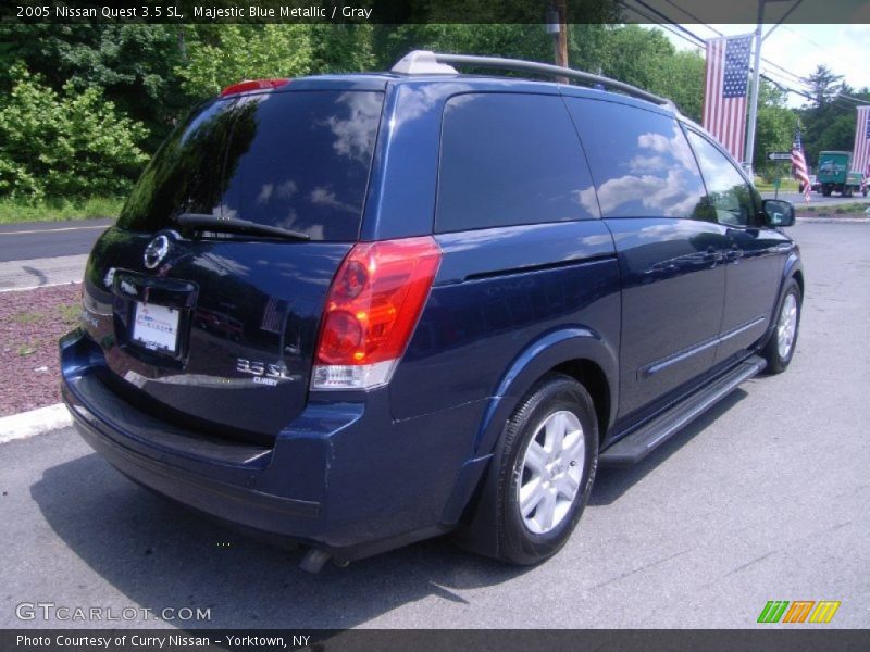 Majestic Blue Metallic / Gray 2005 Nissan Quest 3.5 SL