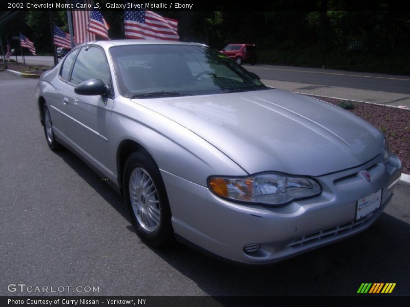 Galaxy Silver Metallic / Ebony 2002 Chevrolet Monte Carlo LS
