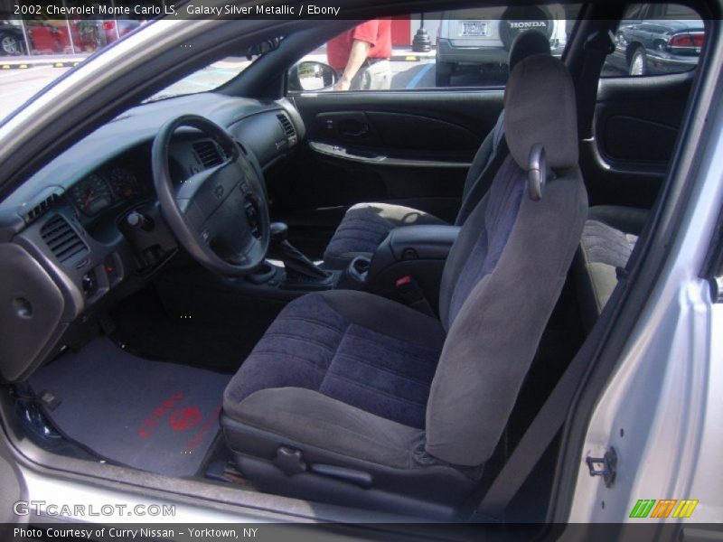 Galaxy Silver Metallic / Ebony 2002 Chevrolet Monte Carlo LS