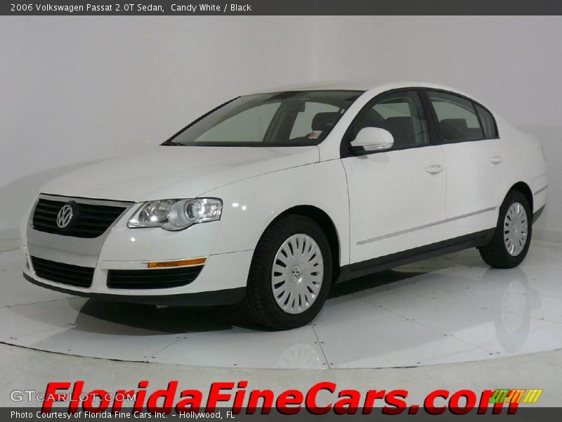 Candy White / Black 2006 Volkswagen Passat 2.0T Sedan