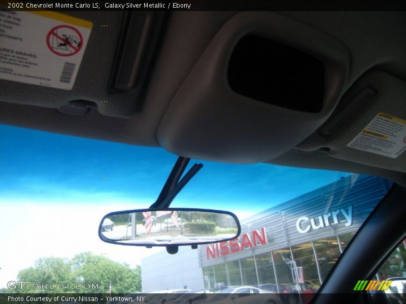 Galaxy Silver Metallic / Ebony 2002 Chevrolet Monte Carlo LS