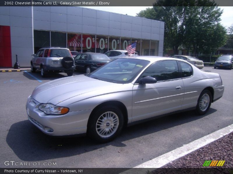 Galaxy Silver Metallic / Ebony 2002 Chevrolet Monte Carlo LS