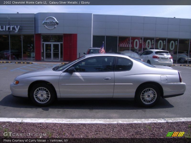 Galaxy Silver Metallic / Ebony 2002 Chevrolet Monte Carlo LS