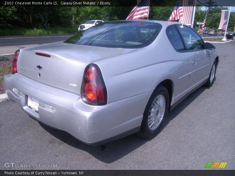 Galaxy Silver Metallic / Ebony 2002 Chevrolet Monte Carlo LS