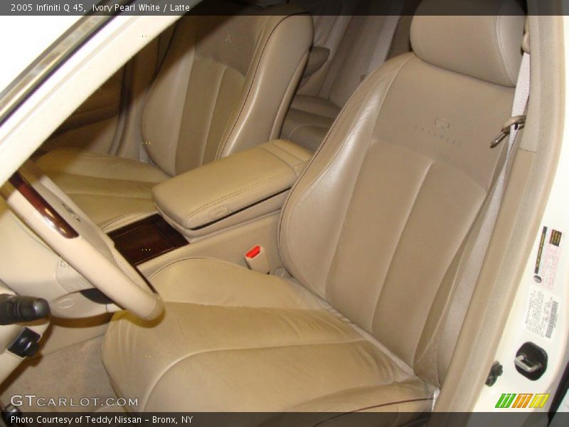 Ivory Pearl White / Latte 2005 Infiniti Q 45