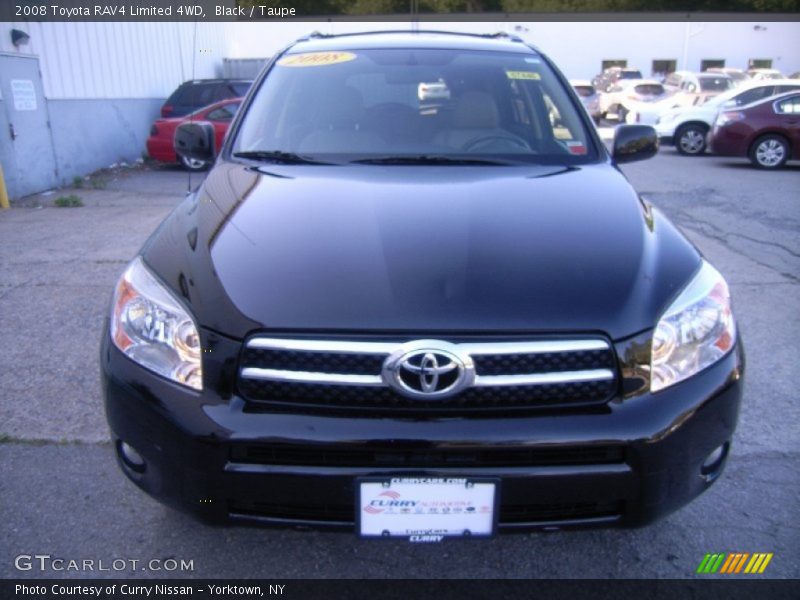Black / Taupe 2008 Toyota RAV4 Limited 4WD