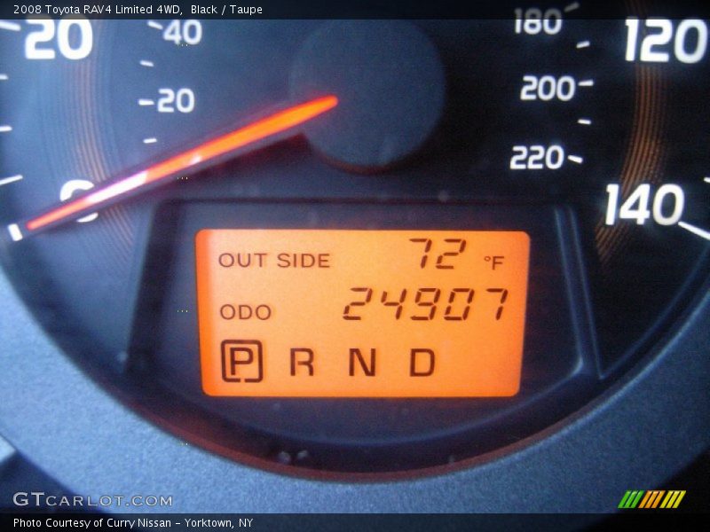 Black / Taupe 2008 Toyota RAV4 Limited 4WD