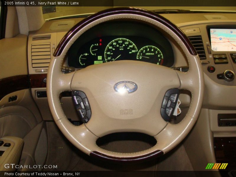 Ivory Pearl White / Latte 2005 Infiniti Q 45