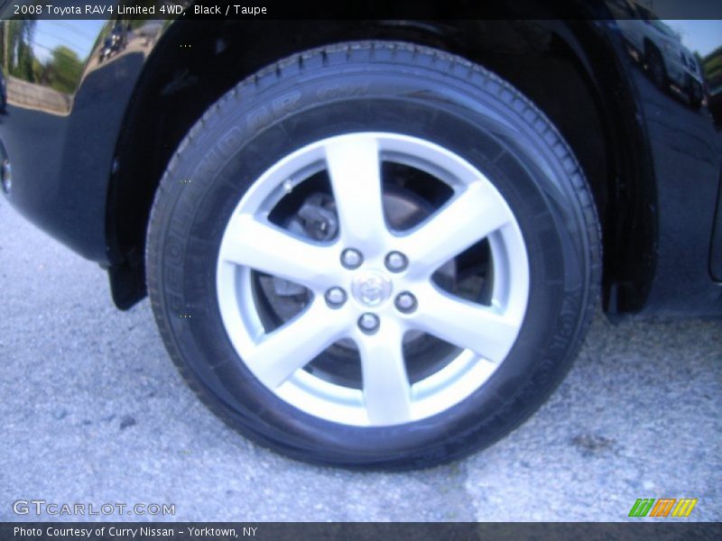 Black / Taupe 2008 Toyota RAV4 Limited 4WD