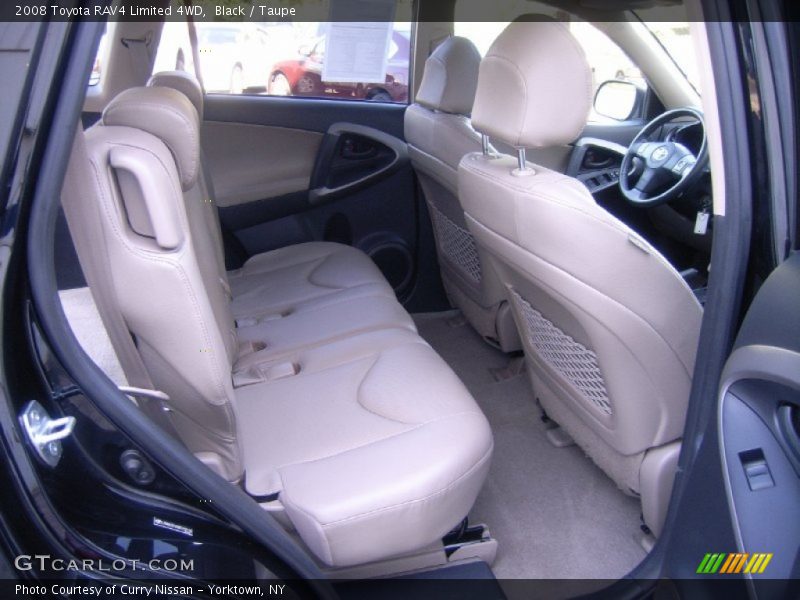 Black / Taupe 2008 Toyota RAV4 Limited 4WD