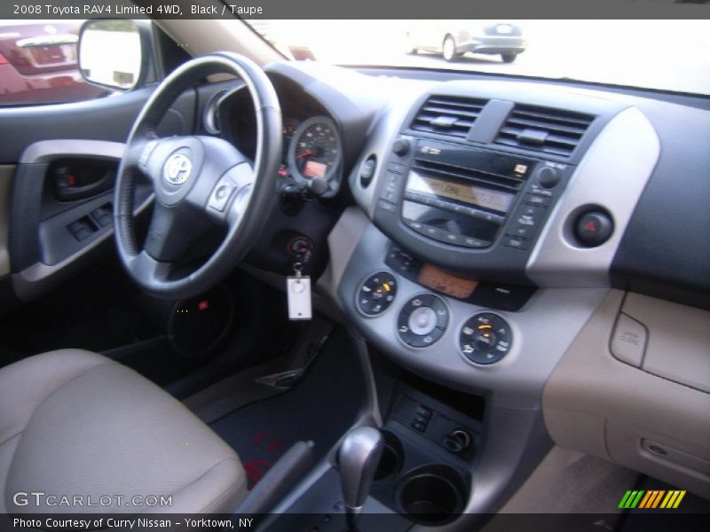 Black / Taupe 2008 Toyota RAV4 Limited 4WD