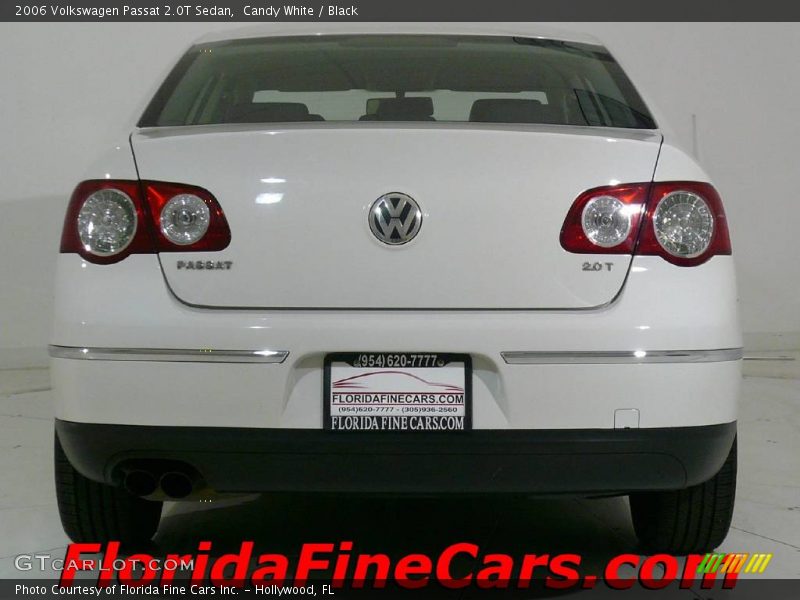 Candy White / Black 2006 Volkswagen Passat 2.0T Sedan